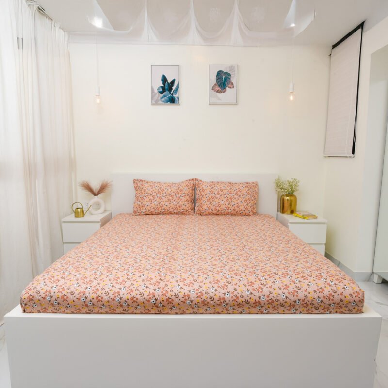 VAA Bedsheet for Double Bed Polycotton