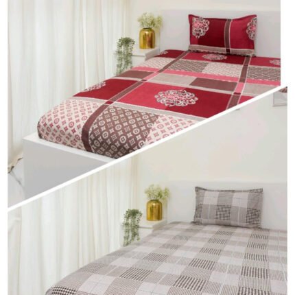 Bedsheet for Single Bed Combo Polycotton