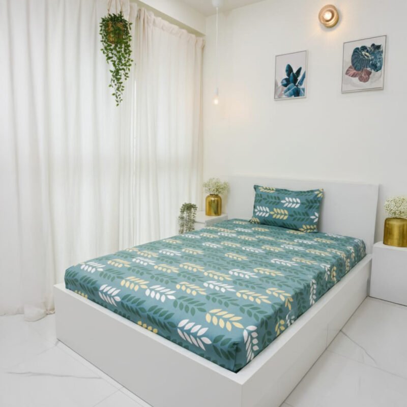 VAA Bedsheet for Single Bed Polycotton