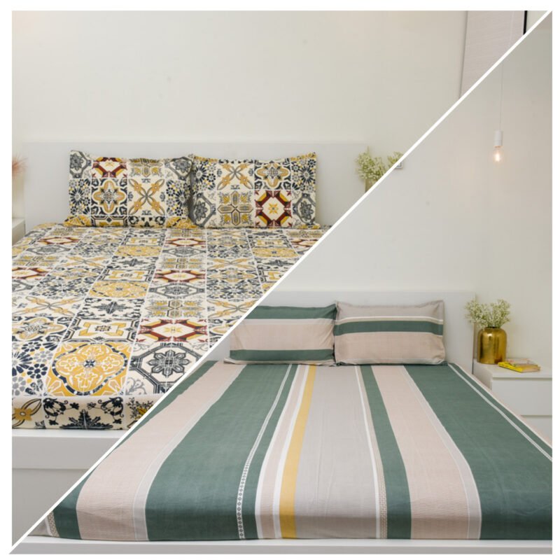 VAA Bedsheet for Double Bed