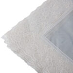 VAA Vinyl Blossom Table Cover Transparent with White Lace – 6 Seater | Pack of 1 - Image 5