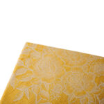 VAA Vinyl Blossom Table Cover Gold– 4 Seater | Pack of 1 - Image 2