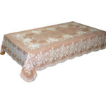 VAA Vinyl Blossom Table Cover Brown– 6 Seater | Pack of 1 - Image 7