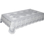 VAA Vinyl Blossom Table Cover Grey– 6 Seater | Pack of 1 - Image 2