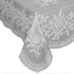 VAA Vinyl Blossom Table Cover Grey– 6 Seater | Pack of 1 - Image 3