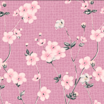 VAA Polycotton Bedsheet with Two Pillow Covers | 140 GSM | 224 x 243 CM | Floral Blossom - Purple, Peach & Green - Image 4