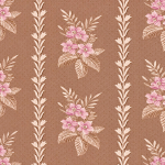 VAA Polycotton Bedsheet with Two Pillow Covers | 140 GSM | 224 x 243 CM | Floral Petals - Brown & Pink - Image 4