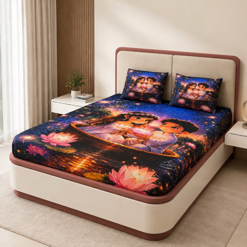 Lumina Premium Double Bedsheet