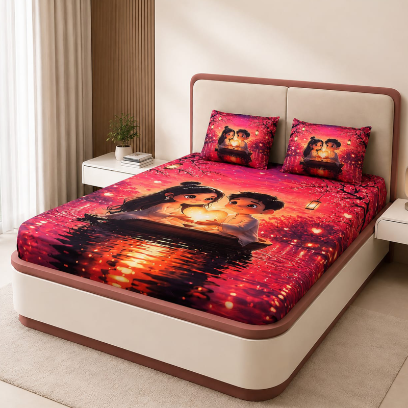 Lumina Premium Double Bedsheet