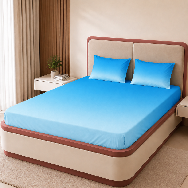 Ombre Premium Double Bedsheet