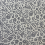 VAA Reversible Single Bed Dohar Ac Comforter Cotton | 170 GSM | Size 138 x 219 centimeter | Paisley | White & Blue Grey - Image 5
