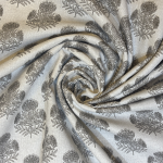 VAA Reversible Single Bed Dohar Ac Comforter 100% Cotton | 170 GSM | Size 138 x 219 centimeter | Floral & Emerald | Green & Off white - Image 6