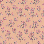 VAA Cotton Double Bedsheet with 2 Pillow Covers | 144 GSM | 224 X 243 CM | Cherry Blossom | Peach - Image 4