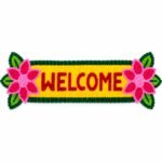 Welcome Rangoli Mat Festival Décor (Pack of 1) - Image 4