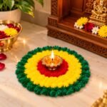 Diya Mat for Home, Pooja & Festival Decor (Pack of 3) - Image 2