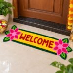 Welcome Rangoli Mat Festival Décor (Pack of 1)